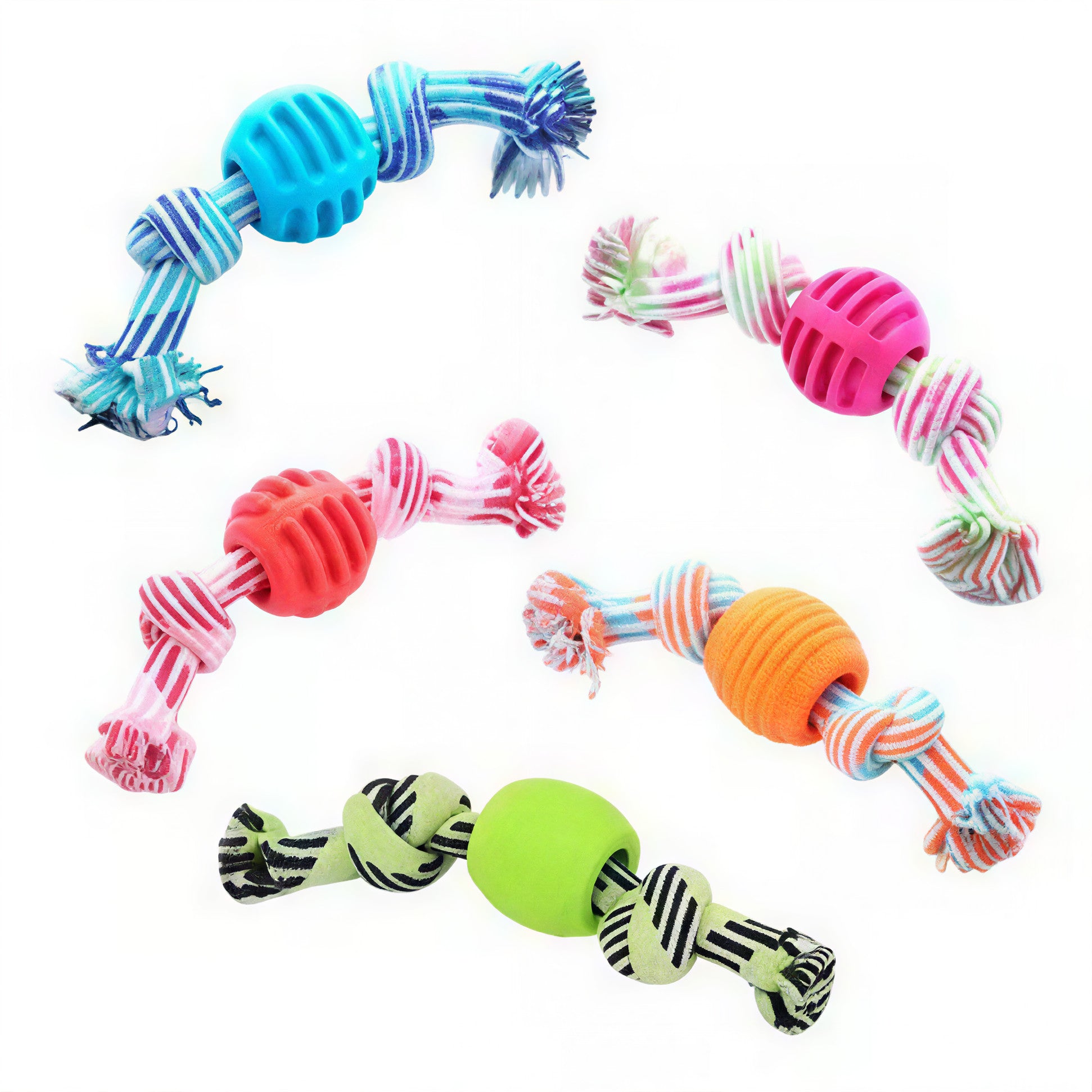 Durable Rope Dog Toy Set – Cleans Teeth & Reduces Boredom